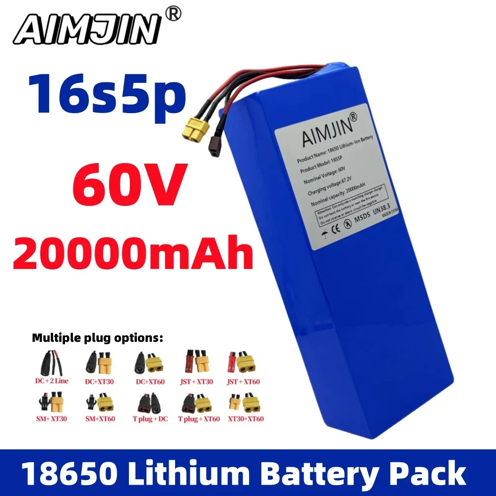 Paquete de Baterías de Litio d - 60V 50Ah Electric Scooter Battery reseña y precio