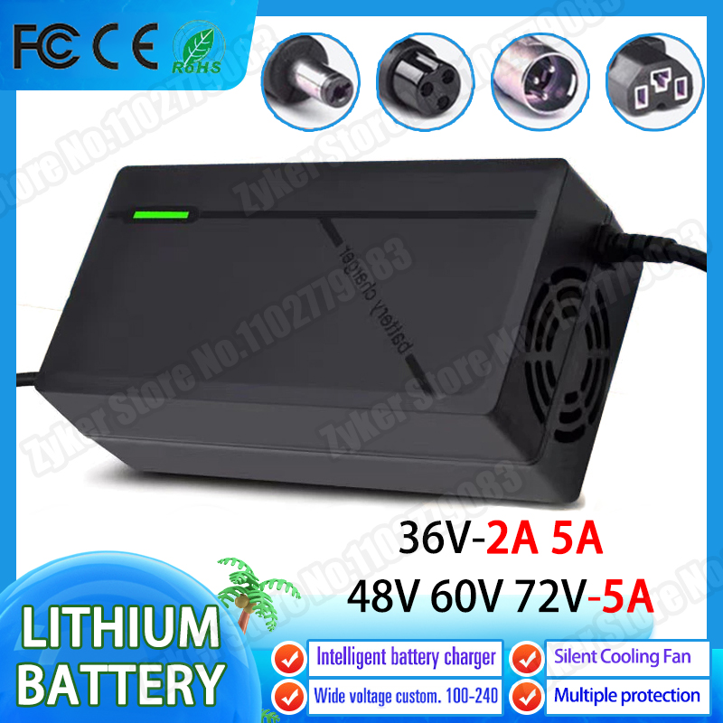 Cargador de batería de litio d - 84V 20A Smart Charger reseña y precio