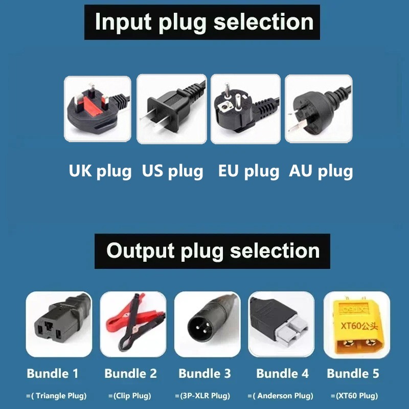 Cargador de batería de litio p - 84V 20A Smart Charger reseña y precio